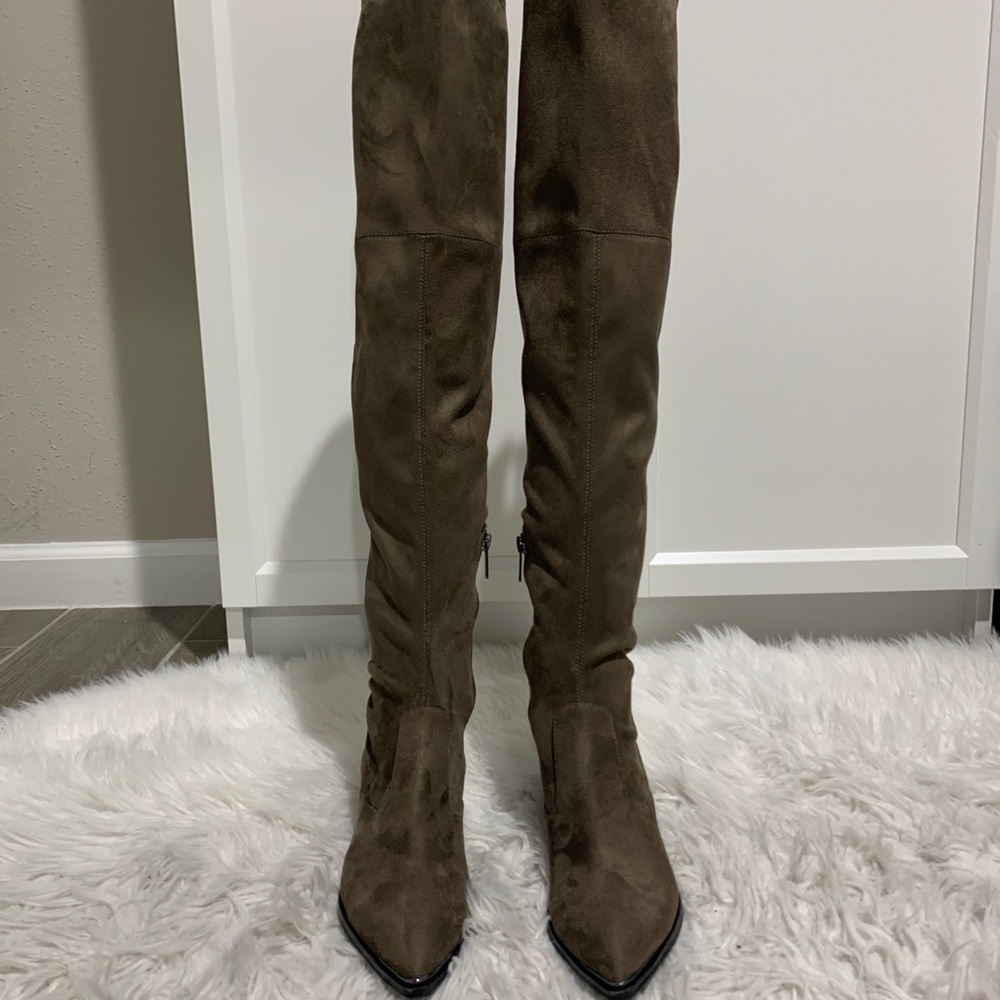 Mark Fisher Suede Over-The-Knee Boots